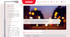 Desktop Screenshot of amako.cz