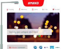Tablet Screenshot of amako.cz